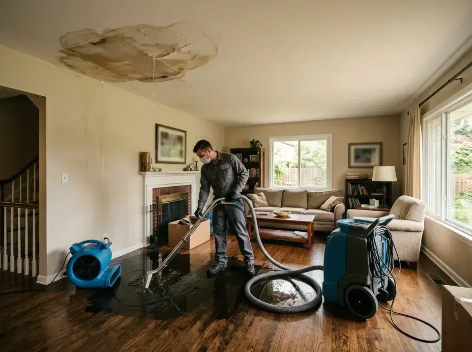 attic-pipe-burst-ceiling-drip-008 — frequently asked questions, Water Damage Restoration & Carpet Care in Willmar, MN